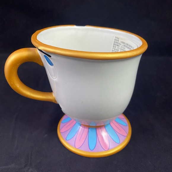 Disney Shanghai Resort CHIP Beauty & The Beast Ceramic Coffee Mug Cup - Picture 3 of 7